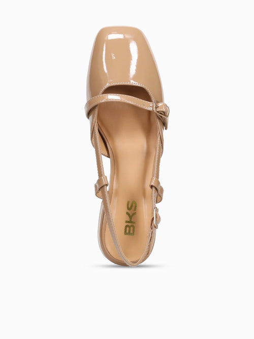Francine Taupe Patent Taupe / 5 / M