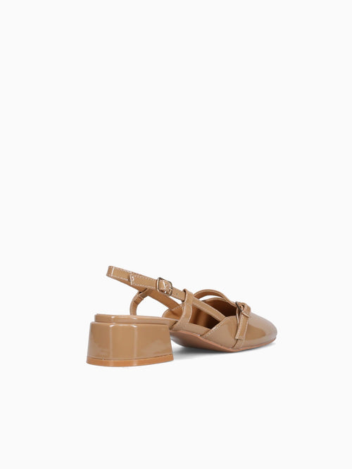 Francine Taupe Patent Taupe / 5 / M