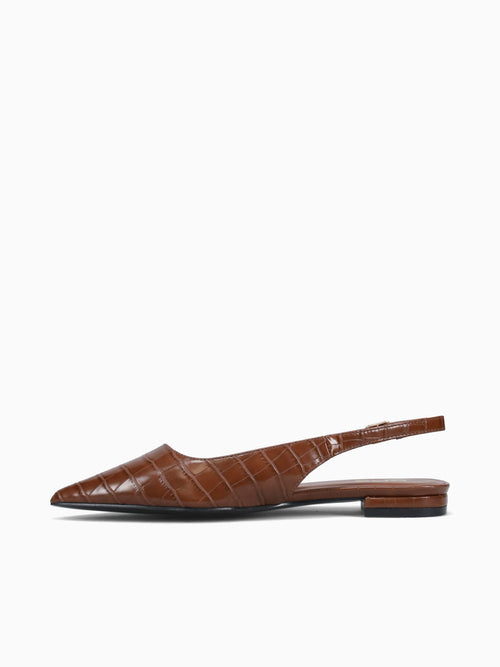 Julia Brown Croco Brown / 5 / M