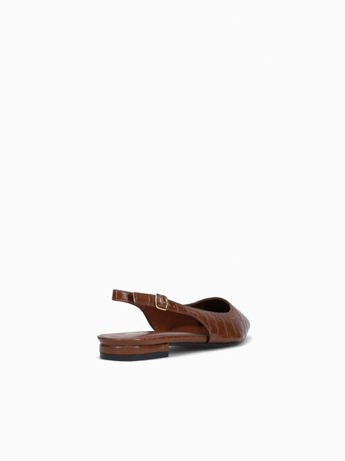 Julia Brown Croco Brown / 5 / M