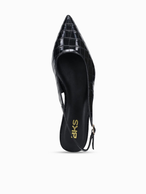 Julia Black Croco Black / 5 / M