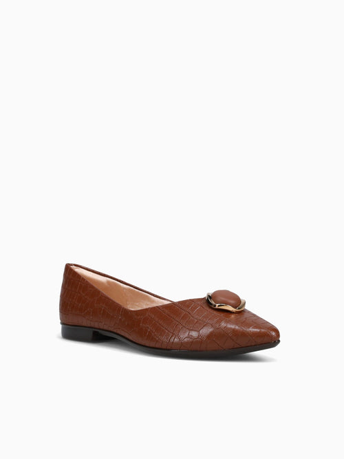Brendy Tiramisu Croco Tan / 5 / M