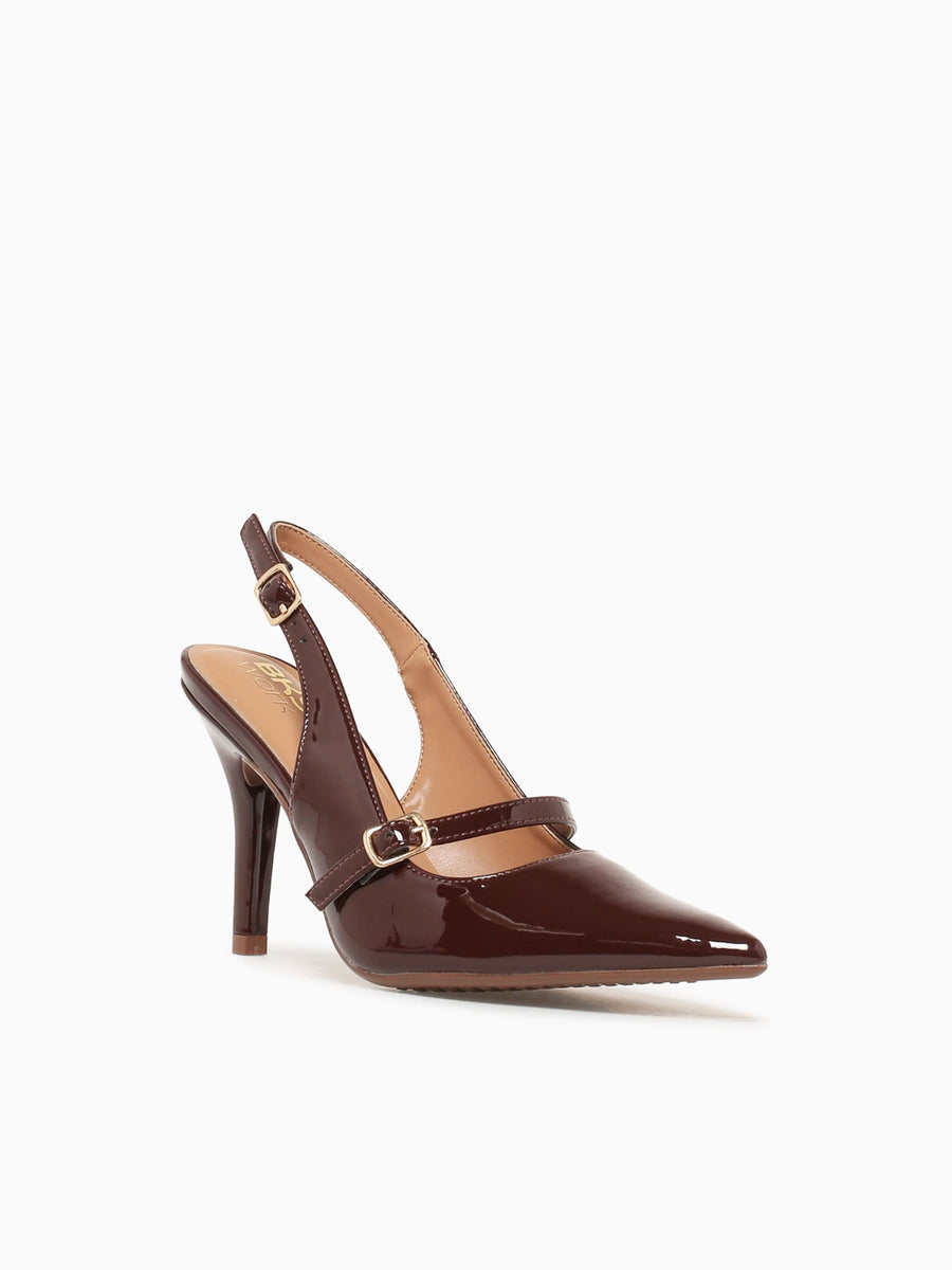 Sicilia Dark Brown Patent Dark Brown / 5 / M