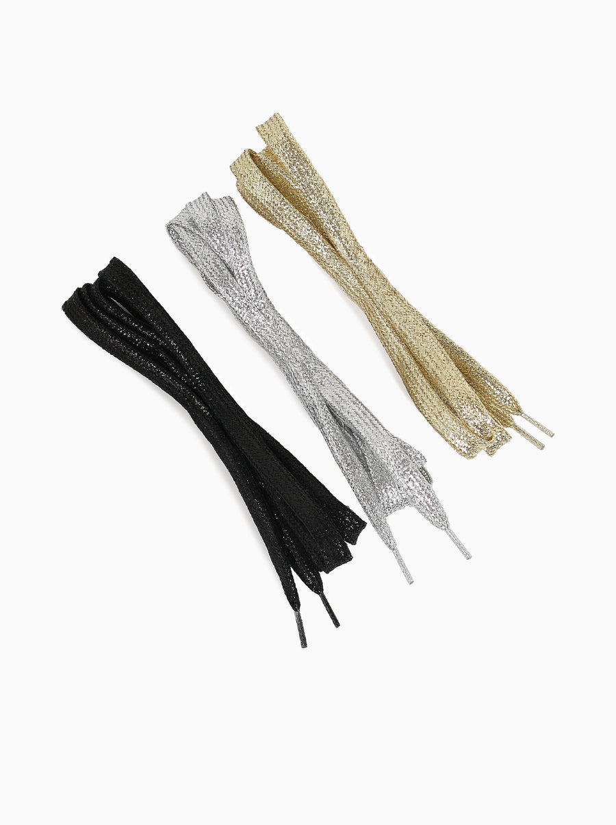 Shoe Lace Party Of Three Met. Multi