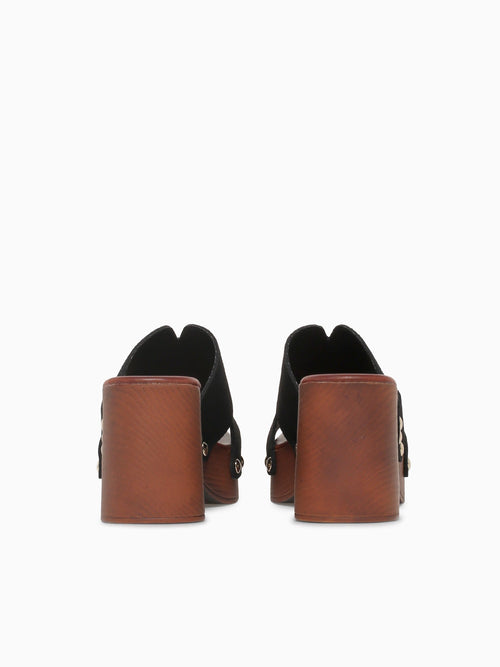 Shayna Black Suede Black / 5 / M