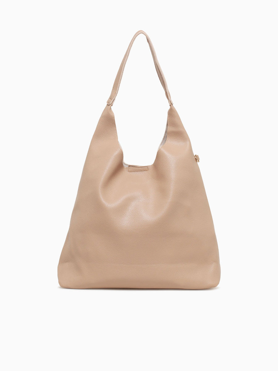 York Shoulder Bag Off White Brown