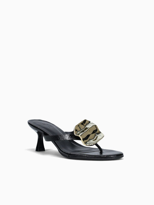Inaya Preto Verniz Molhado Black / 5 / M