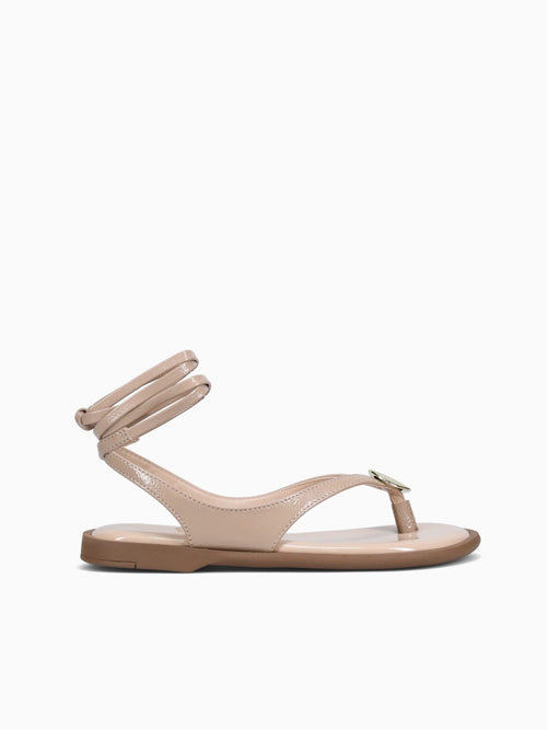 Aubrey Amendoa Verniz Molhado Beige / 5 / M