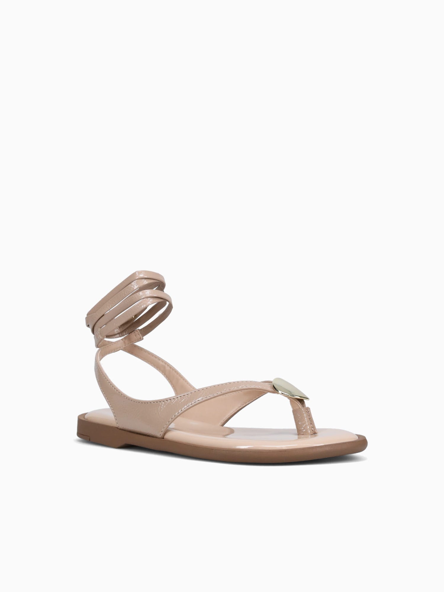 Aubrey Amendoa Verniz Molhado Beige / 5 / M