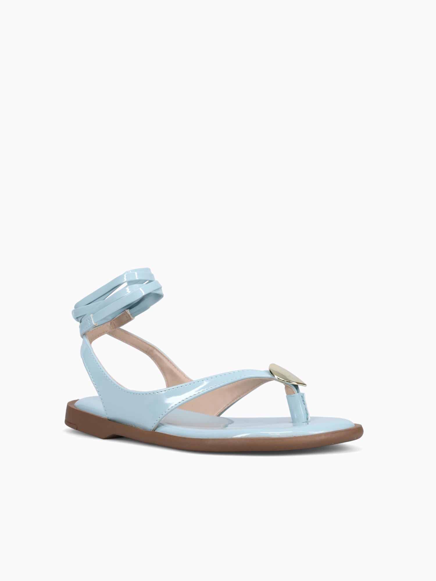 Aubrey Baby Blue Verniz Molhado Light Blue / 5 / M