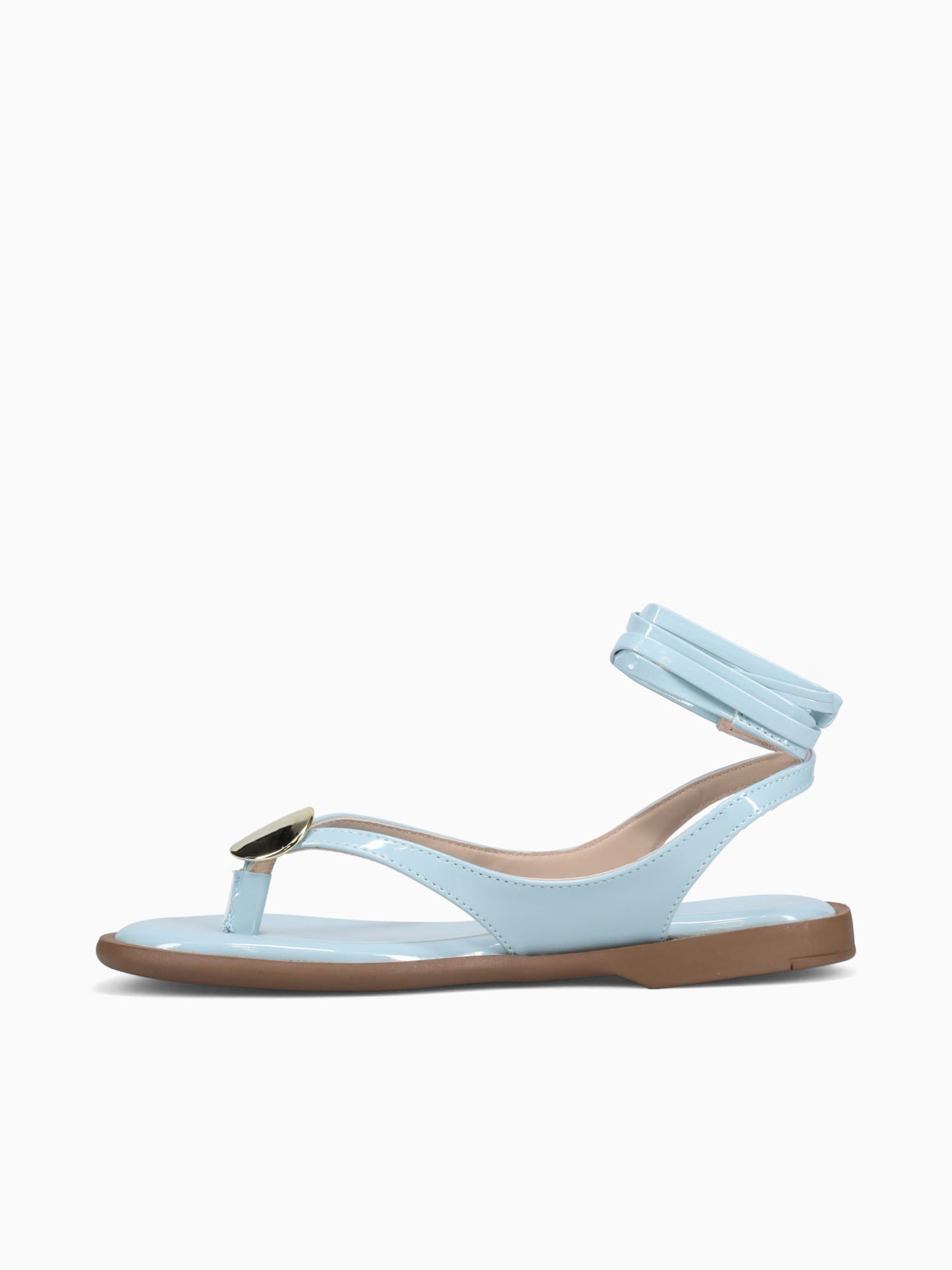 Aubrey Baby Blue Verniz Molhado Light Blue / 5 / M
