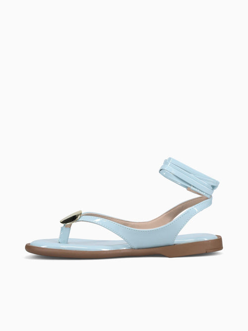 Aubrey Baby Blue Verniz Molhado Light Blue / 5 / M