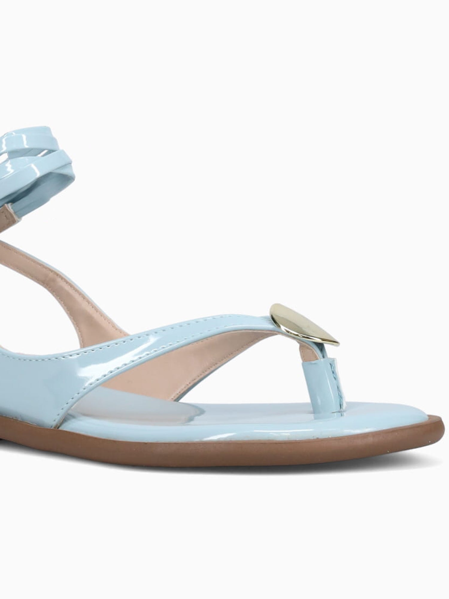 Aubrey Baby Blue Verniz Molhado Light Blue / 5 / M