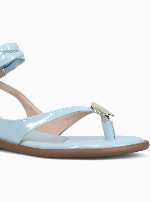 Aubrey Baby Blue Verniz Molhado Light Blue / 5 / M