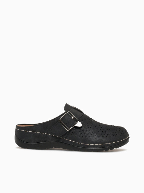 Heleina Black Smooth Black / 5 / M