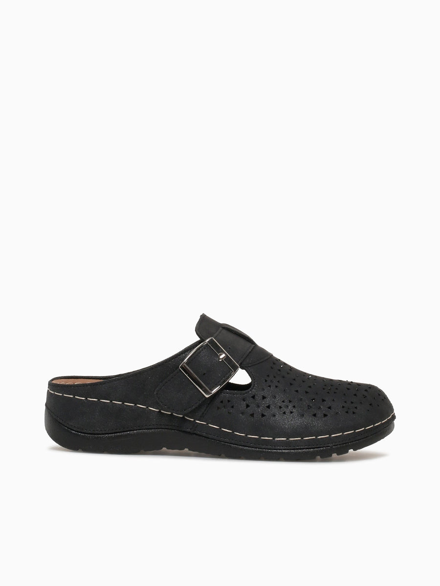 Heleina Black Smooth Black / 5 / M