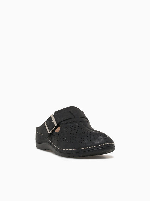 Heleina Black Smooth Black / 5 / M