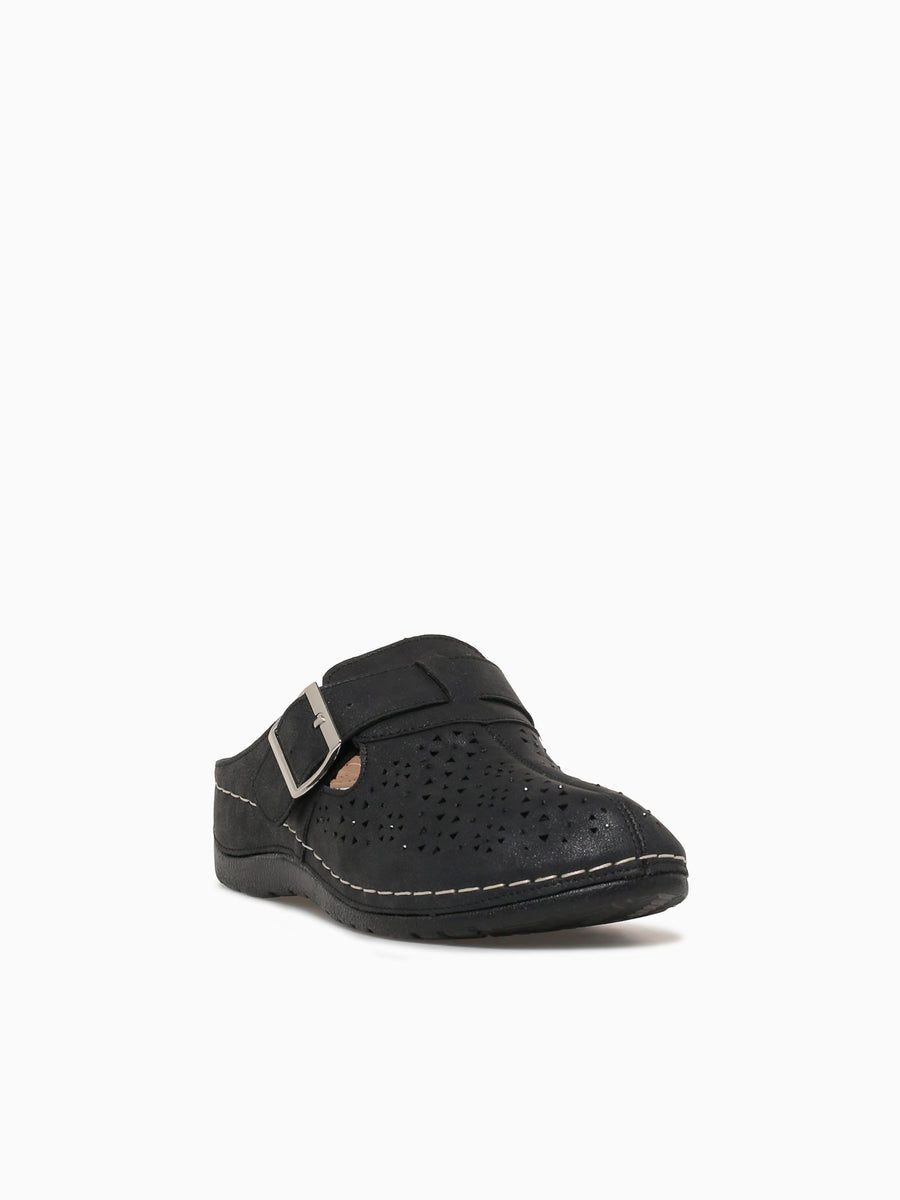 Heleina Black Smooth Black / 5 / M