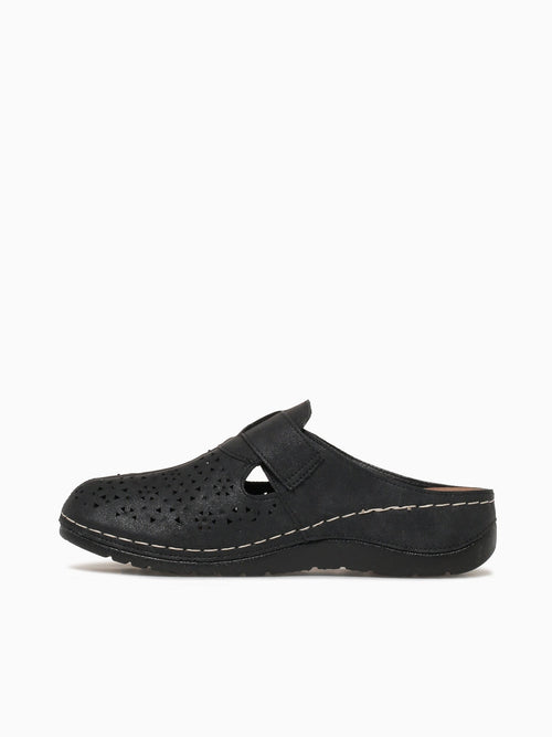 Heleina Black Smooth Black / 5 / M