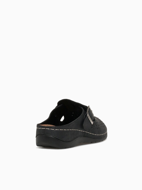 Heleina Black Smooth Black / 5 / M