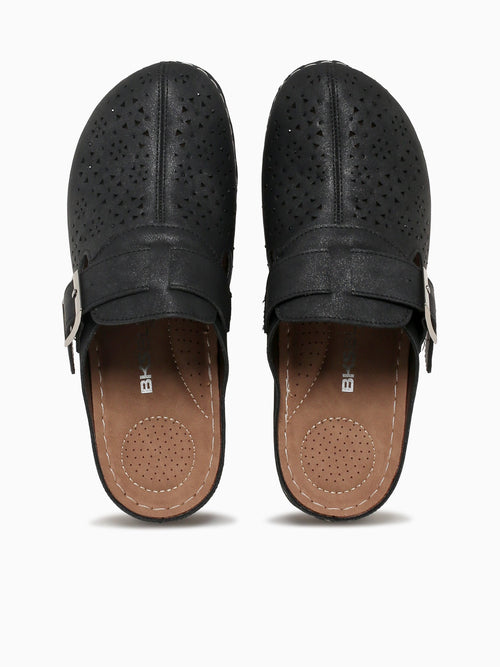 Heleina Black Smooth Black / 5 / M