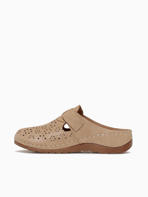 Heleina Taupe Smooth Taupe / 5 / M