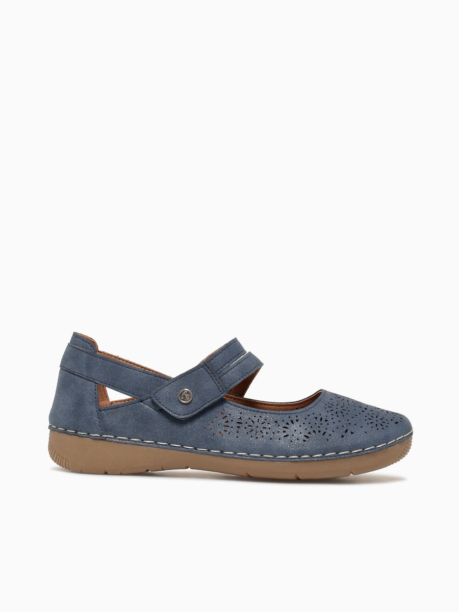 Itzel Navy Smooth Navy / 5 / M
