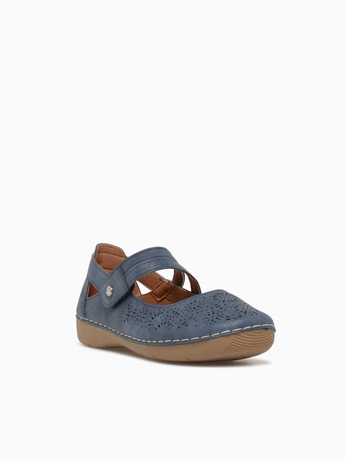 Itzel Navy Smooth Navy / 5 / M