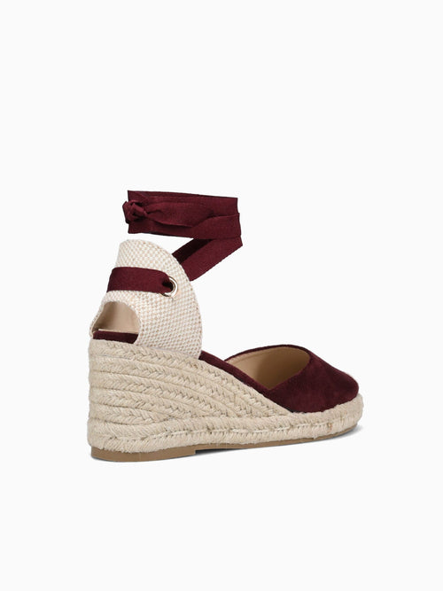 Ciara Burgundy Suede Wine / 5 / M