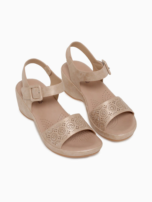 Nala Light Gold Metallic Gold / 5 / M