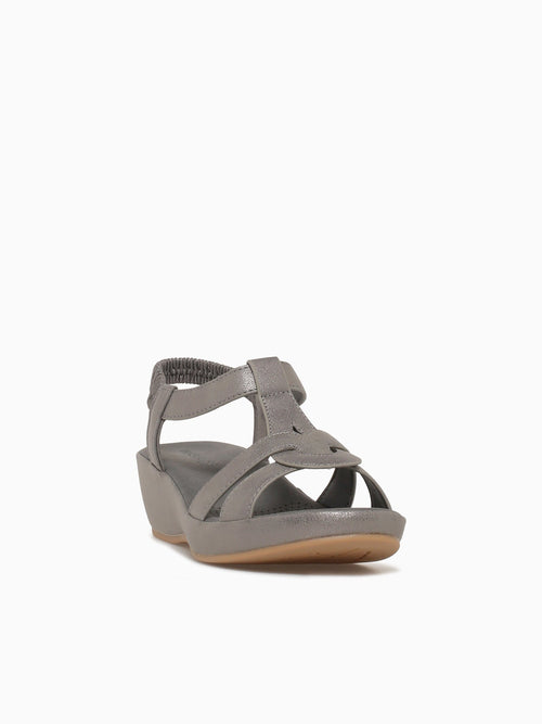 Olivia Pewter Metallic Pewter / 5 / M