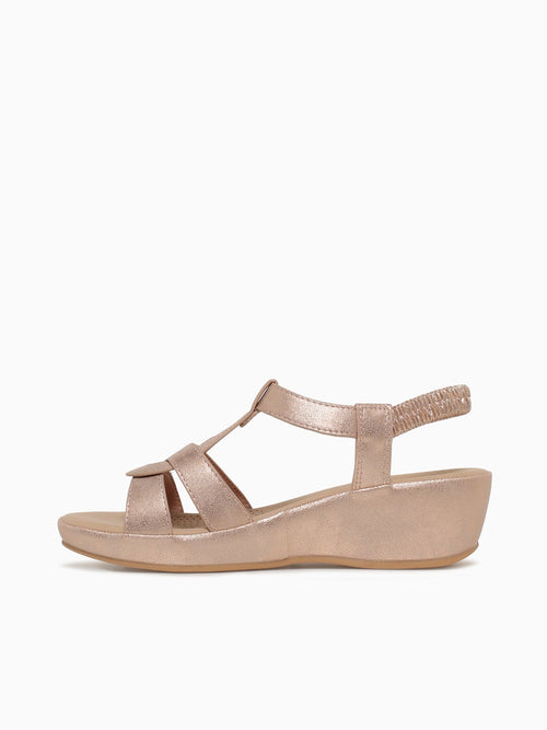 Olivia Rose Gold Metallic Rose Gold / 5 / M