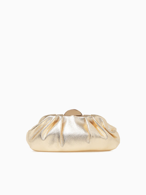 Kisslock Clutch Gold Gold