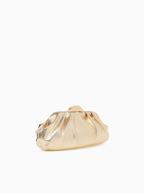 Kisslock Clutch Gold Gold