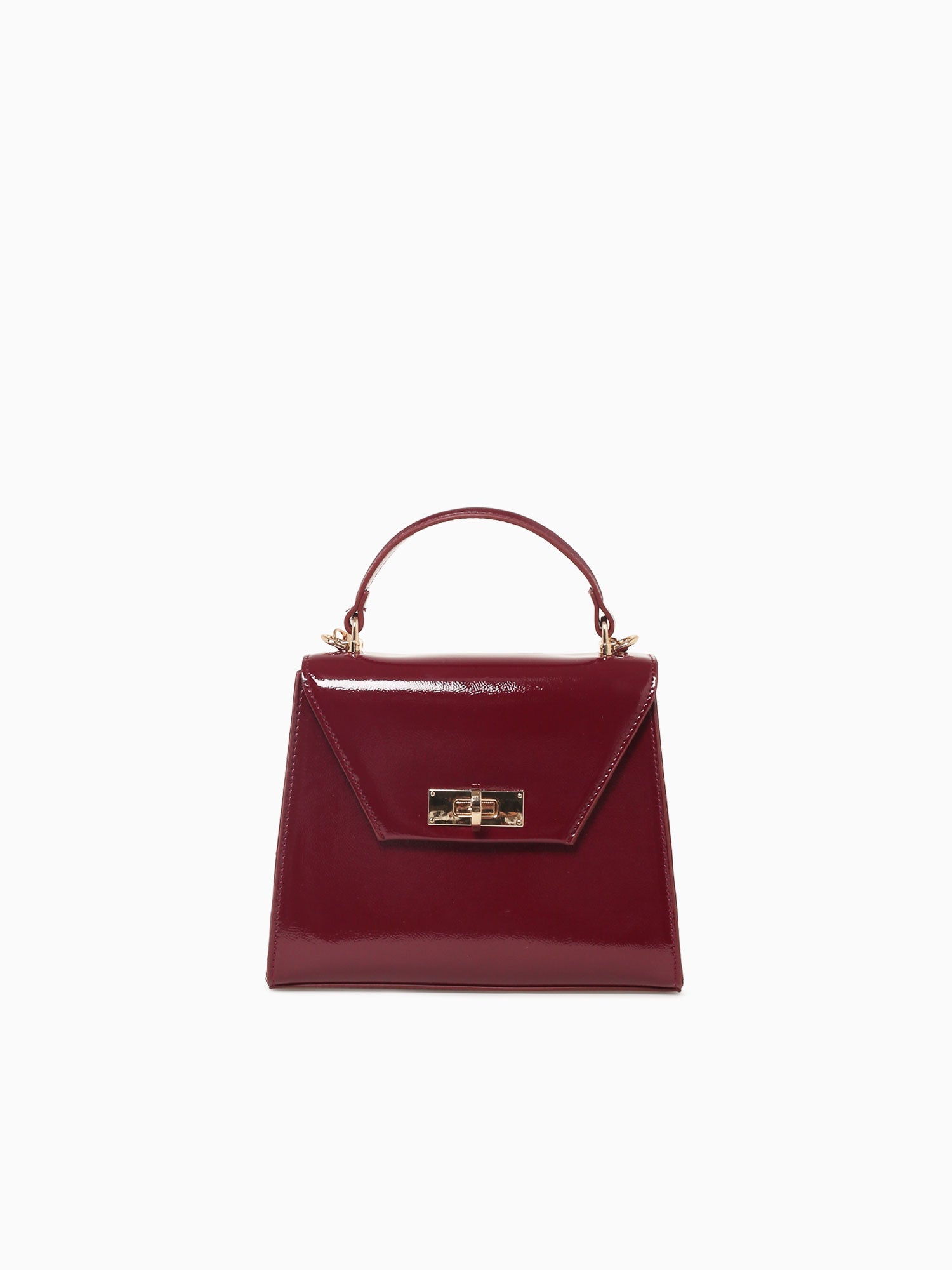 Alexia Top Handle Red Pat Red