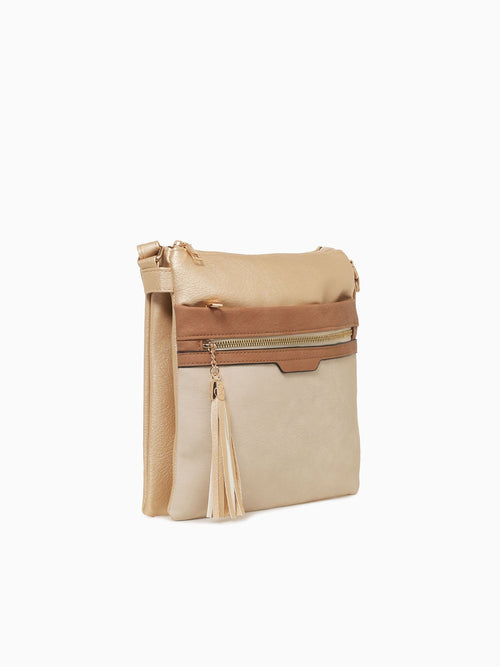 Charlotte Crossbody Gold Multi Gold