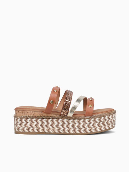 Lyric Brown Gold Smooth Brown Multi / 5 / M