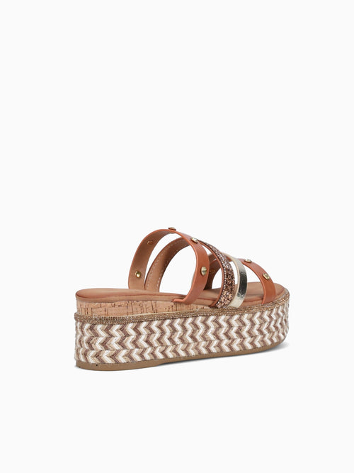 Lyric Brown Gold Smooth Brown Multi / 5 / M