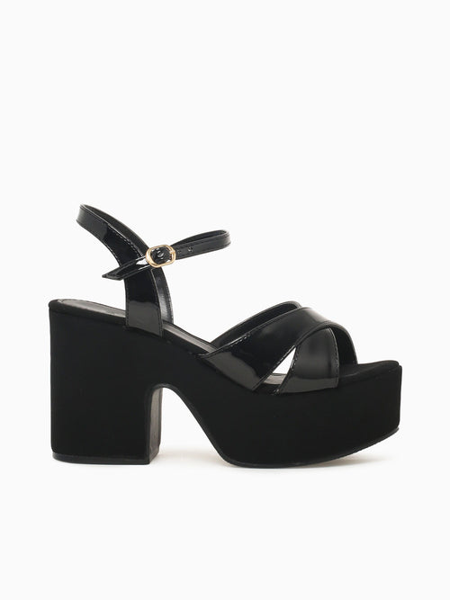 Daisy Preto Verniz Frama Black / 5 / M