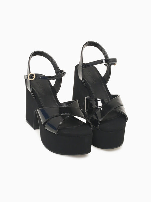 Daisy Preto Verniz Frama Black / 5 / M