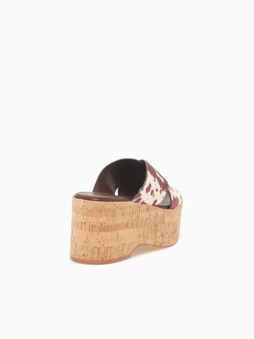 Alis Cow Print Soft Brown Multi / 5 / M