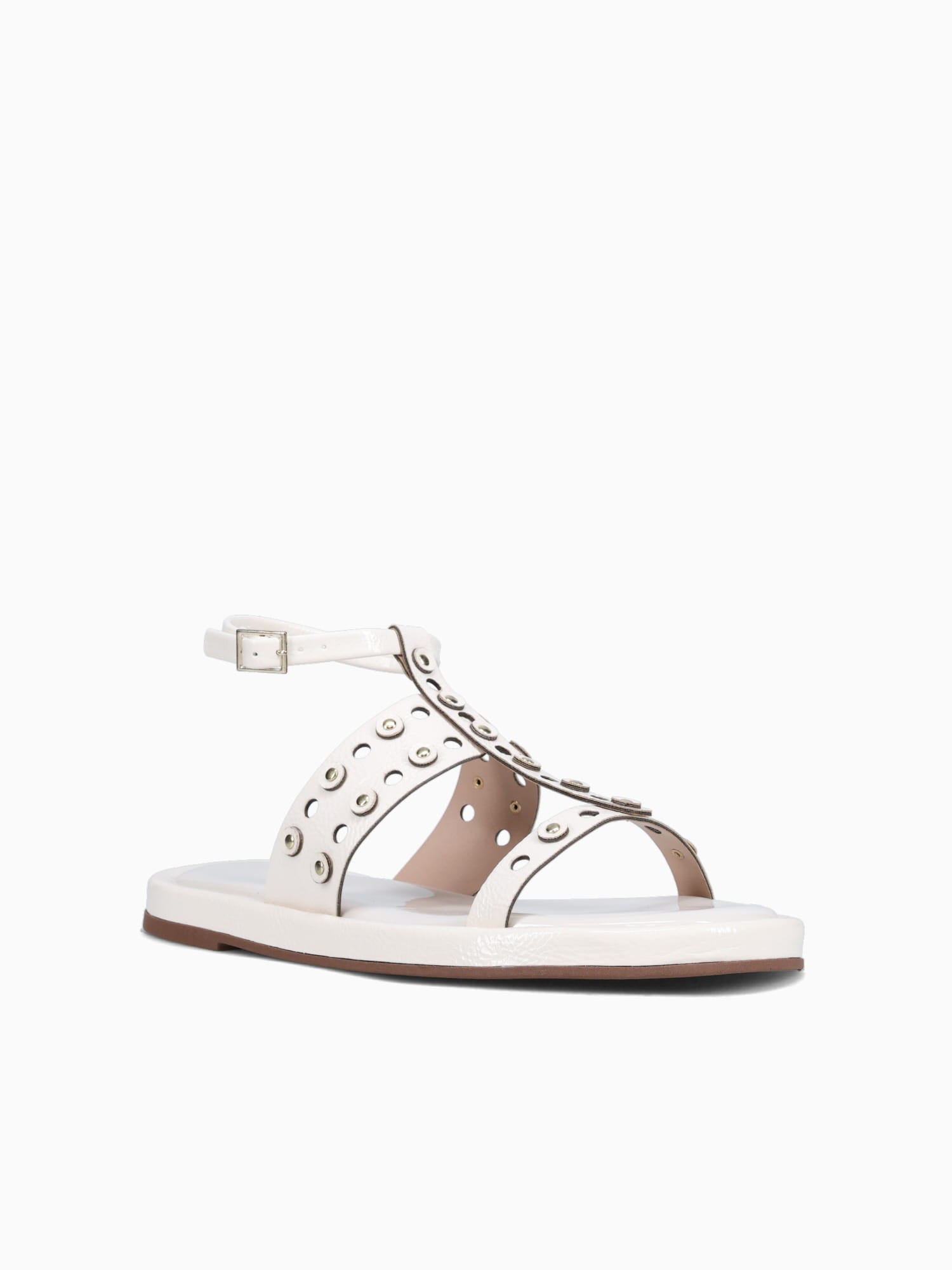 Virginia Off White Verniz Molhado Off White / 5 / M