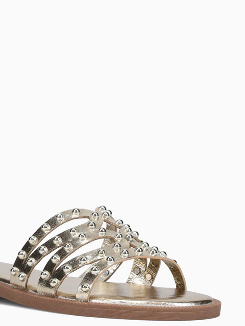 Mattie Gold Metallic Gold / 5 / M