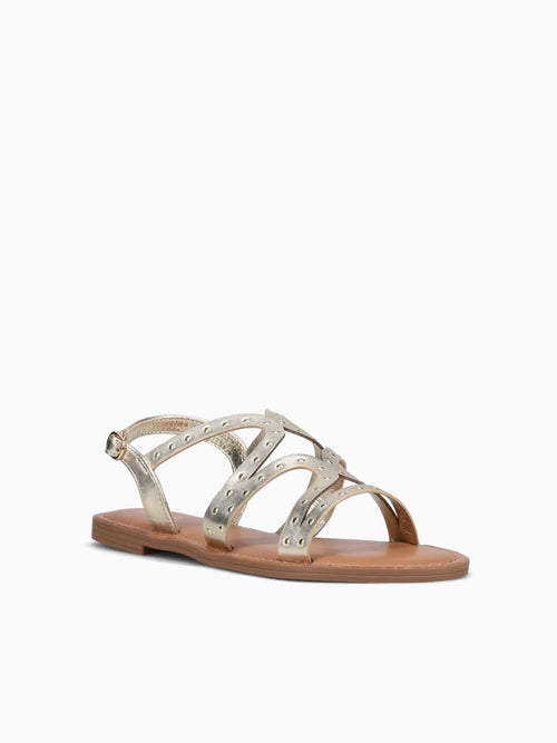 Sadie Gold Metallic Gold / 5 / M