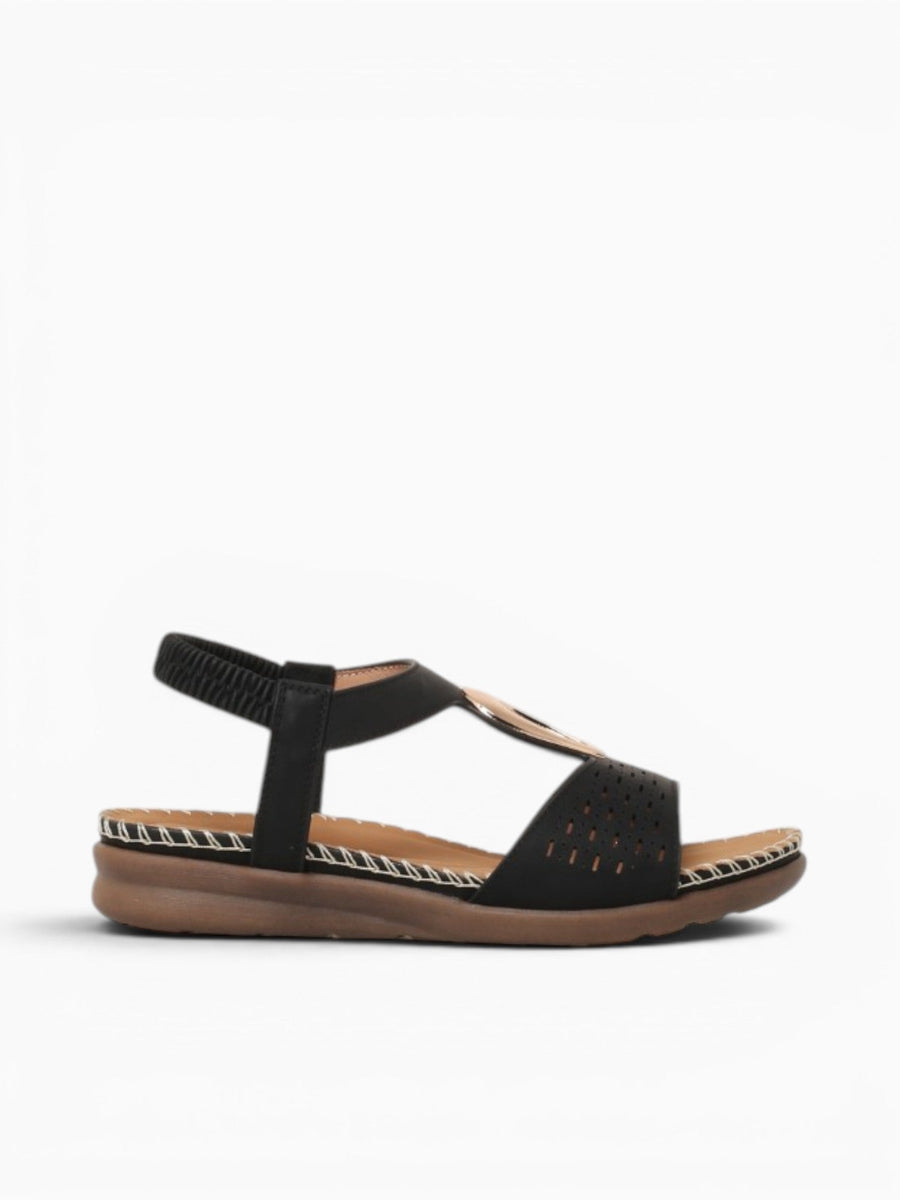 Riagan Black Smooth Black / 5 / M