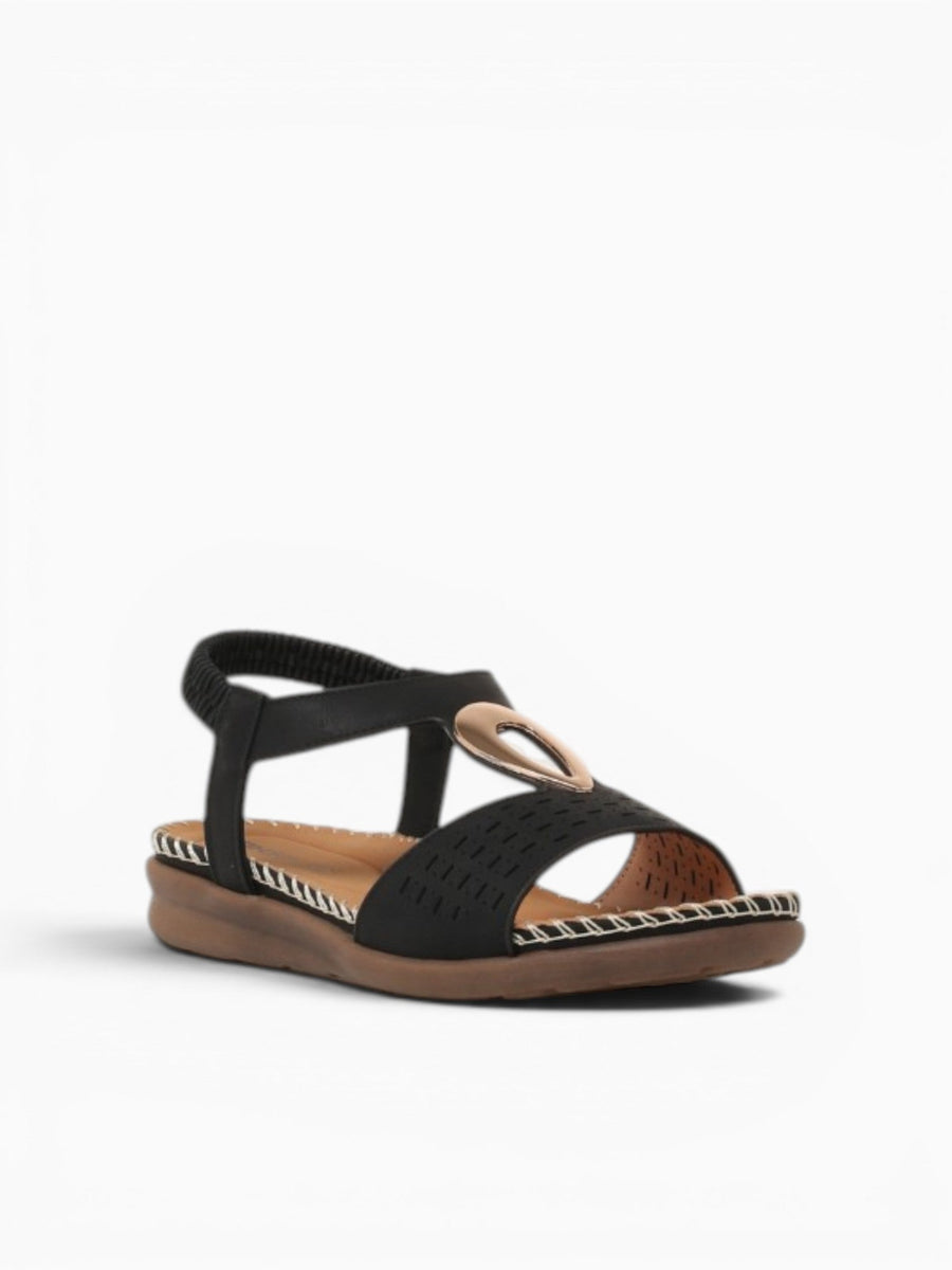 Riagan Black Smooth Black / 5 / M