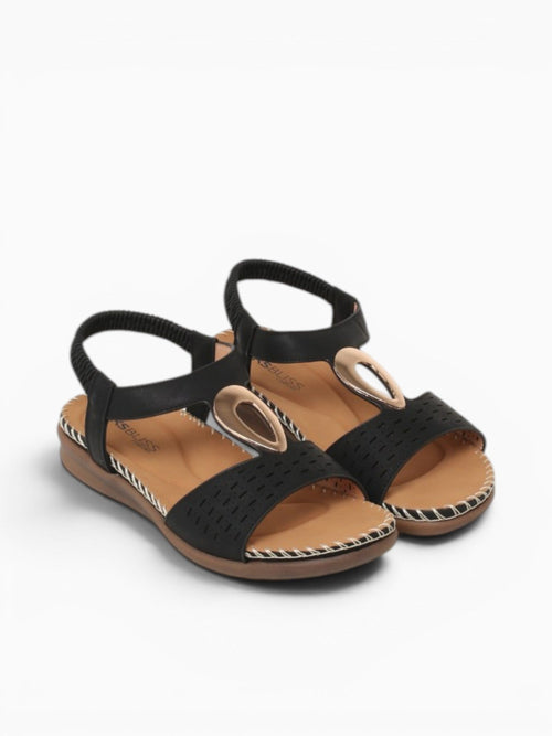 Riagan Black Smooth Black / 5 / M