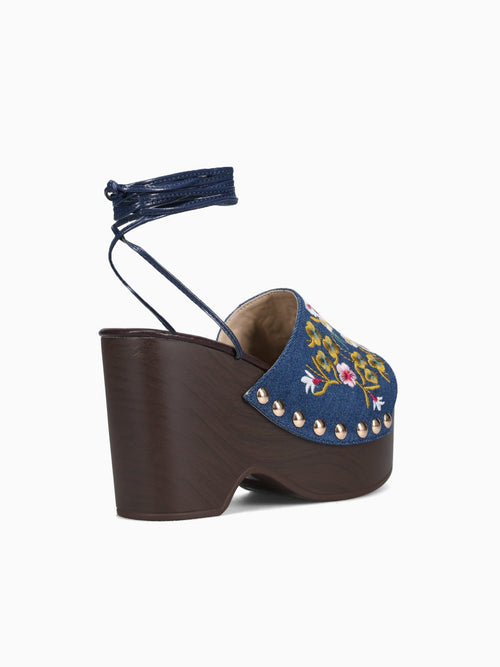 Magnolia Denim Raffia Navy / 5 / M