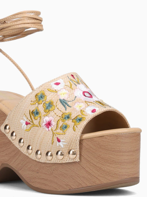 Magnolia Beige Raffia Beige / 5 / M