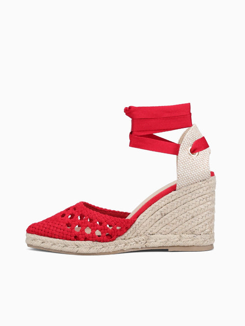 Amaya Red Soft Woven Red / 5 / M